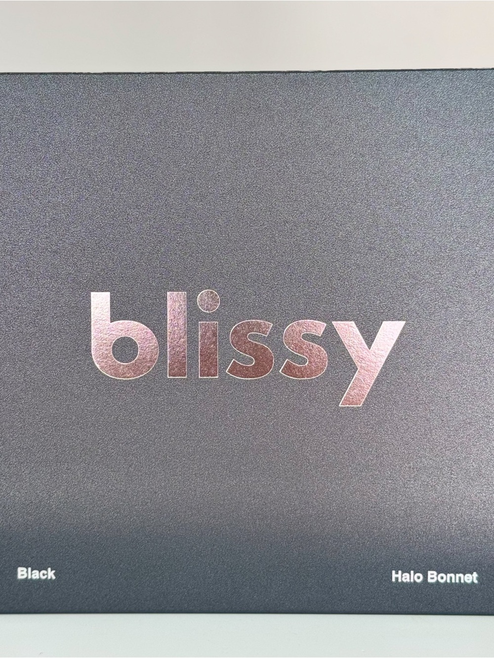 Blissy 100% Mulberry Silk Halo Bonnet Black – New in Box | Luxury Hair Bonnet